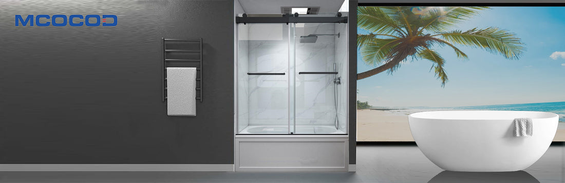 MCOCOD® Soft-Closing Double Sliding Glass Shower Door - DS13