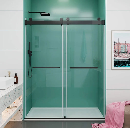Elevate Your Bathroom with MCOCOD Frameless Soft-Closing Double Sliding Shower Door in 2024