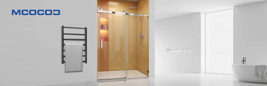 MCOCOD® SS05 Single Sliding Frameless Glass Shower Door