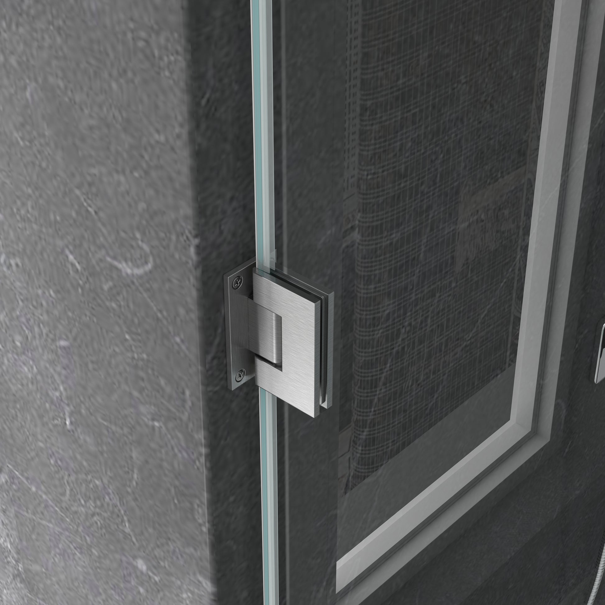 MCOCOD H06-01 Customize Frameless Rectangle Shower Enclosure with Hinge Clamp