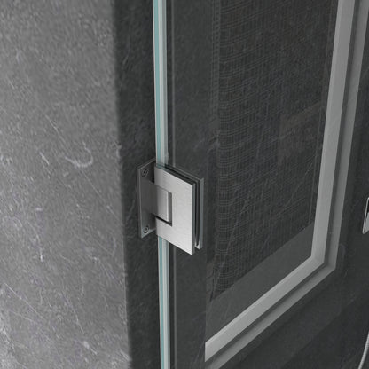MCOCOD H06-01 Customize Frameless Rectangle Shower Enclosure with Hinge Clamp