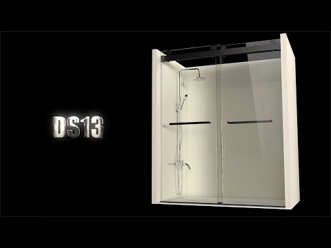 MCOCOD DS13 Soft-Closing Double Sliding Frameless Shower Door - Installation Guide