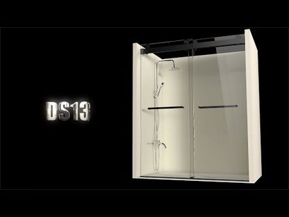 MCOCOD DS13 Soft-Closing Double Sliding Frameless Shower Door - Installation Guide